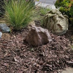 New 🔥 Backyard X-Scapes 9 in. x 13 in. x 16 in. Small Fiberglass Decorative Artificial Rock Cover for Garden Landscape in Desert Brown ⌛ -Miracle-Gro Sales Store backyard x scapes fake rocks wen roc 1rb 31 1000