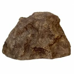 New 🔥 Backyard X-Scapes 9 in. x 13 in. x 16 in. Small Fiberglass Decorative Artificial Rock Cover for Garden Landscape in Desert Brown ⌛ -Miracle-Gro Sales Store backyard x scapes fake rocks wen roc 1rb 66 1000