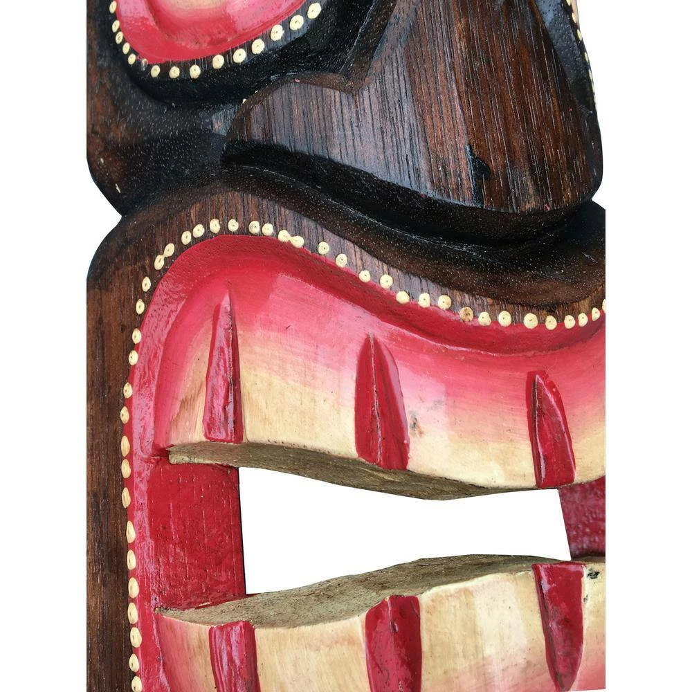 New 🔥 Backyard X-Scapes 20 in. Classic Tahitian, Dot Art Tiki Mask Outdoor Wood Art Decoration 🥰 6 New 🔥 Backyard X-Scapes 20 in. Classic Tahitian, Dot Art Tiki Mask Outdoor Wood Art Decoration 🥰 - Image 6