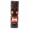 New 🔥 Backyard X-Scapes 20 in. Classic Tahitian, Dot Art Tiki Mask Outdoor Wood Art Decoration 🥰