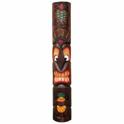 Best reviews of 👏 Backyard X-Scapes 40 in. Tiki Mask Totem Turtle and Pineapple Outdoor Tropical Decoration 🧨