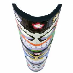 Outlet ⭐ Backyard X-Scapes 40 in. Three Face Totem, Tropical Decor Tiki Mask Hand Carved Wood Art ⌛ -Miracle-Gro Sales Store backyard x scapes garden statues mask40 17 a0 1000