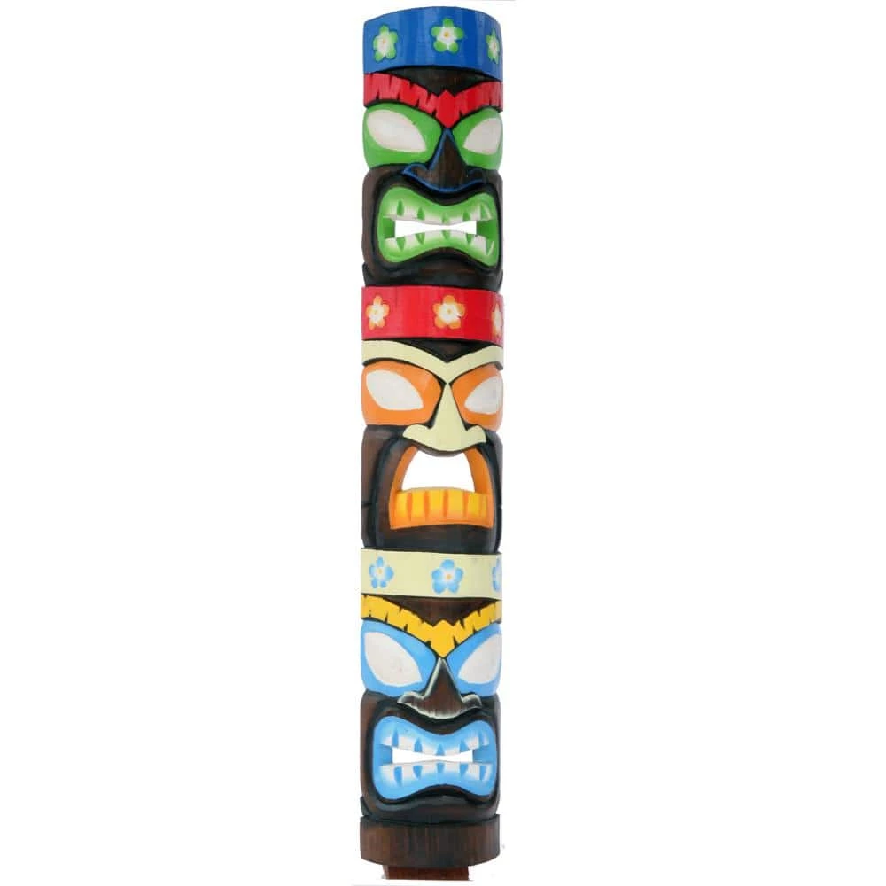 Wholesale ๐ฅ Backyard X-Scapes 40 in. Tiki Mask Totem, Tropical Hand-Carved Colorful Wood Art Classic Hawaiian Decoration ๐งจ 1 Wholesale ๐ฅ Backyard X-Scapes 40 in. Tiki Mask Totem, Tropical Hand-Carved Colorful Wood Art Classic Hawaiian Decoration ๐งจ