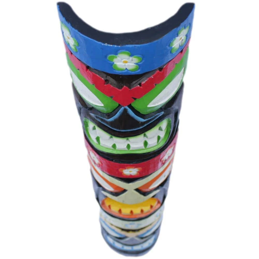 Wholesale ๐ฅ Backyard X-Scapes 40 in. Tiki Mask Totem, Tropical Hand-Carved Colorful Wood Art Classic Hawaiian Decoration ๐งจ 4 Wholesale ๐ฅ Backyard X-Scapes 40 in. Tiki Mask Totem, Tropical Hand-Carved Colorful Wood Art Classic Hawaiian Decoration ๐งจ - Image 4