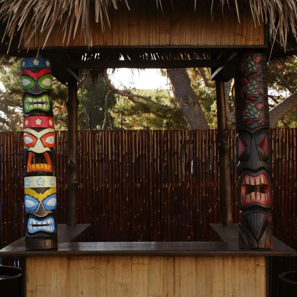 Wholesale ๐ฅ Backyard X-Scapes 40 in. Tiki Mask Totem, Tropical Hand-Carved Colorful Wood Art Classic Hawaiian Decoration ๐งจ 6 Wholesale ๐ฅ Backyard X-Scapes 40 in. Tiki Mask Totem, Tropical Hand-Carved Colorful Wood Art Classic Hawaiian Decoration ๐งจ - Image 6