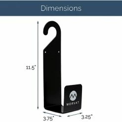 Best deal 😀 Morvat Wall Mount Holds Up to 150 ft. Hose Premium Metal Garden Hose Hook Holder 😉 12 Best deal 😀 Morvat Wall Mount Holds Up to 150 ft. Hose Premium Metal Garden Hose Hook Holder 😉 -Miracle-Gro Sales Store black morvat hose reels mor hosehanger 1 a 4f 1000