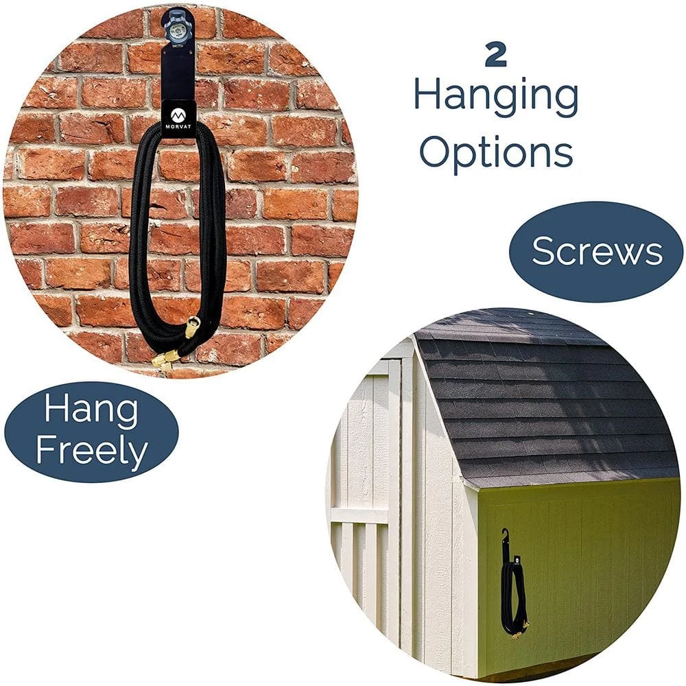 Best deal 😀 Morvat Wall Mount Holds Up to 150 ft. Hose Premium Metal Garden Hose Hook Holder 😉 4 Best deal 😀 Morvat Wall Mount Holds Up to 150 ft. Hose Premium Metal Garden Hose Hook Holder 😉 - Image 4
