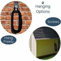 Wholesale 🔥 Morvat Wall Mount Holds Up to 100 ft. Hose Premium Metal Garden Hose Hook Holder 👍 -Miracle-Gro Sales Store black morvat hose reels mor hosehanger 2 a c3 1000