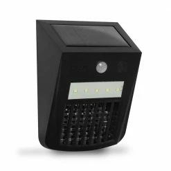 Cheapest 🎉 PIC 155-Degree Black Solar Powered Motion LED with Bug Zapper ⭐