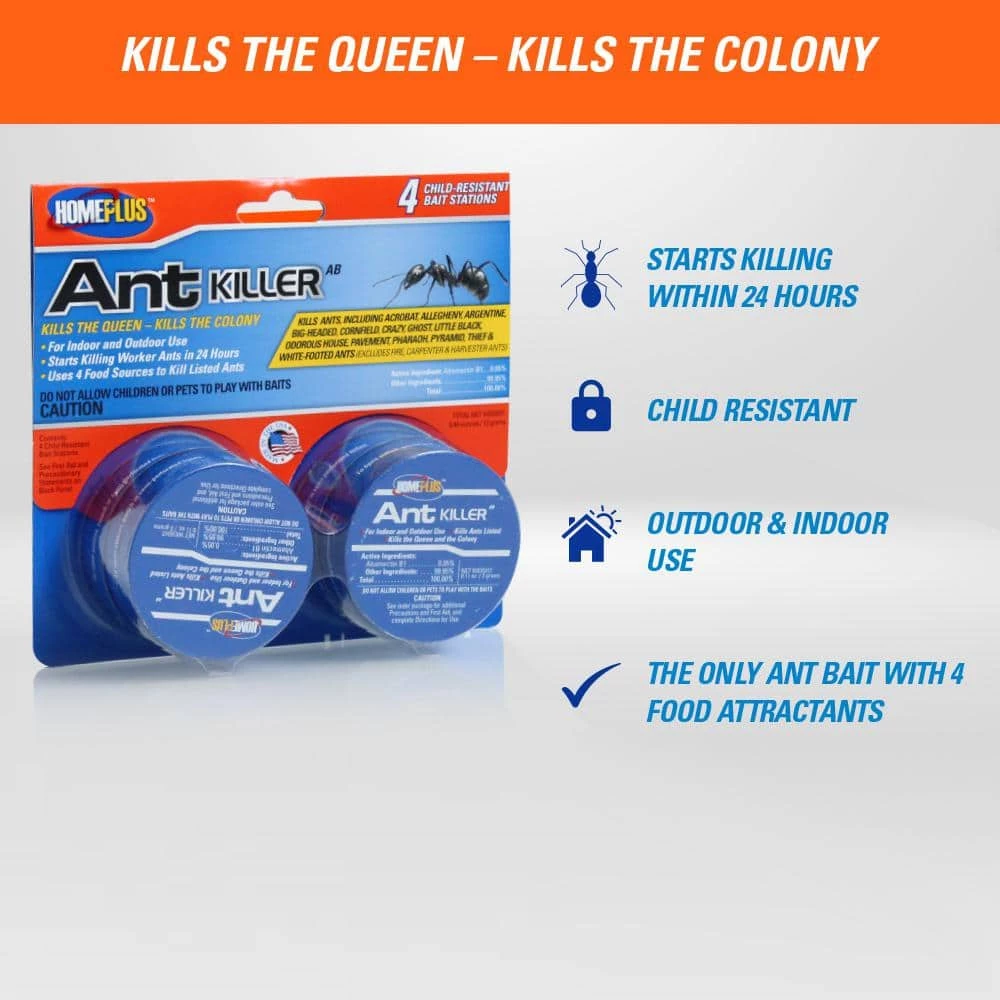 Best Sale ๐งจ PIC Home Plus Metal Ant Trap with 4 Food Sources and Abamectin (Total: 48 Traps) (4-Pack) โญ 4 Best Sale ๐งจ PIC Home Plus Metal Ant Trap with 4 Food Sources and Abamectin (Total: 48 Traps) (4-Pack) โญ - Image 4