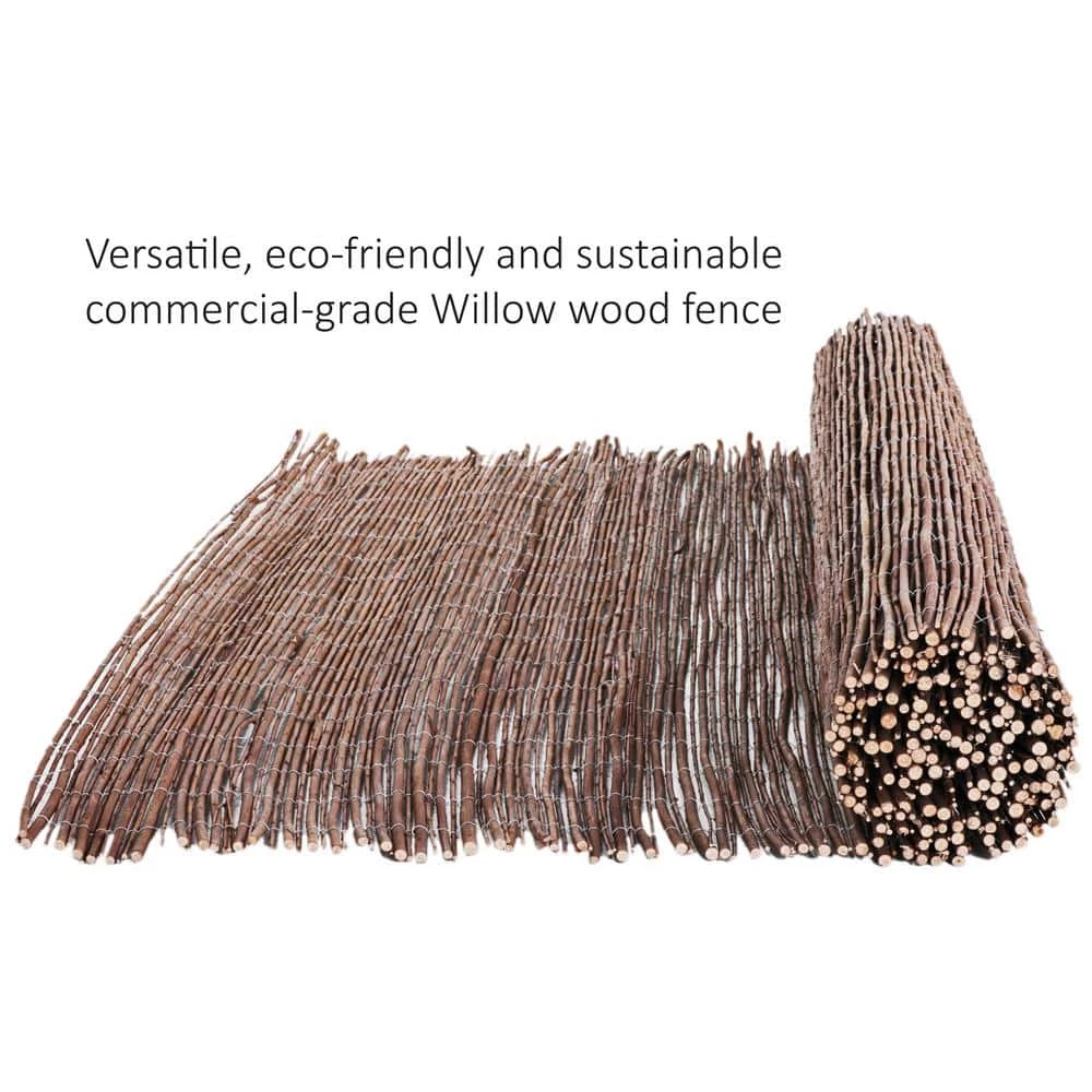 Promo 😀 Backyard X-Scapes 6 ft. H x 16 ft. L Bamboo Willow Fence 😍 5 Promo 😀 Backyard X-Scapes 6 ft. H x 16 ft. L Bamboo Willow Fence 😍 - Image 5