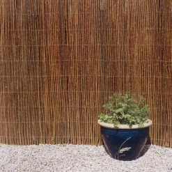 Promo 😀 Backyard X-Scapes 6 ft. H x 16 ft. L Bamboo Willow Fence 😍 14 Promo 😀 Backyard X-Scapes 6 ft. H x 16 ft. L Bamboo Willow Fence 😍 -Miracle-Gro Sales Store brown backyard x scapes garden fencing 20 w6 76 1000