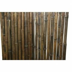 Budget 💯 Backyard X-Scapes 1 in. D x 36 in. H x 96 in. L Natural Black Bamboo Fencing Garden Screen Rolled Wood Fence Panel 😍 -Miracle-Gro Sales Store brown backyard x scapes garden fencing hdd bf11black 4f 1000