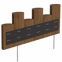 Deals 👍 Greenes Fence 18 in. L x 1.5 in. W Half Log Edging (12-Pack) 😀 -Miracle-Gro Sales Store brown greenes fence wood edging rc32b 12pk 1f 1000