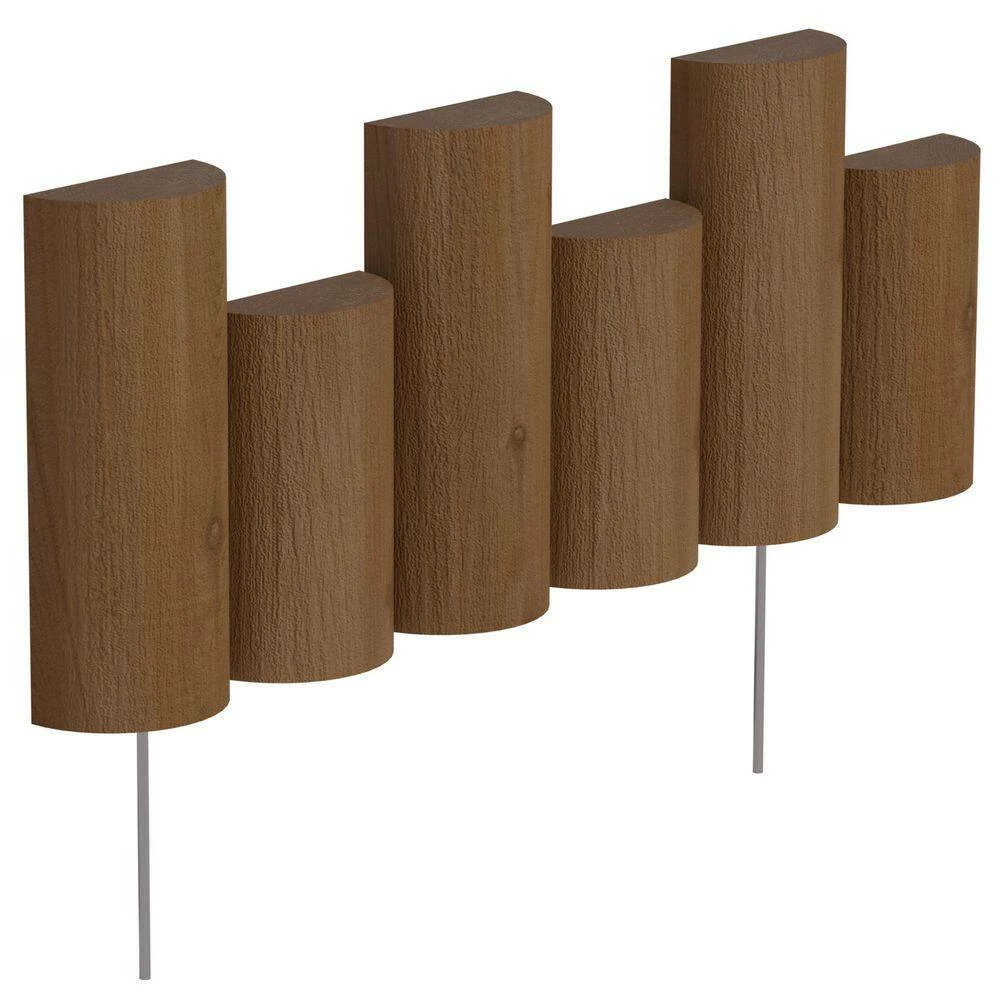 Best Sale 😀 Greenes Fence 18 in. Half Log Edging (6-Pack) ✔️ 3 Best Sale 😀 Greenes Fence 18 in. Half Log Edging (6-Pack) ✔️ - Image 3