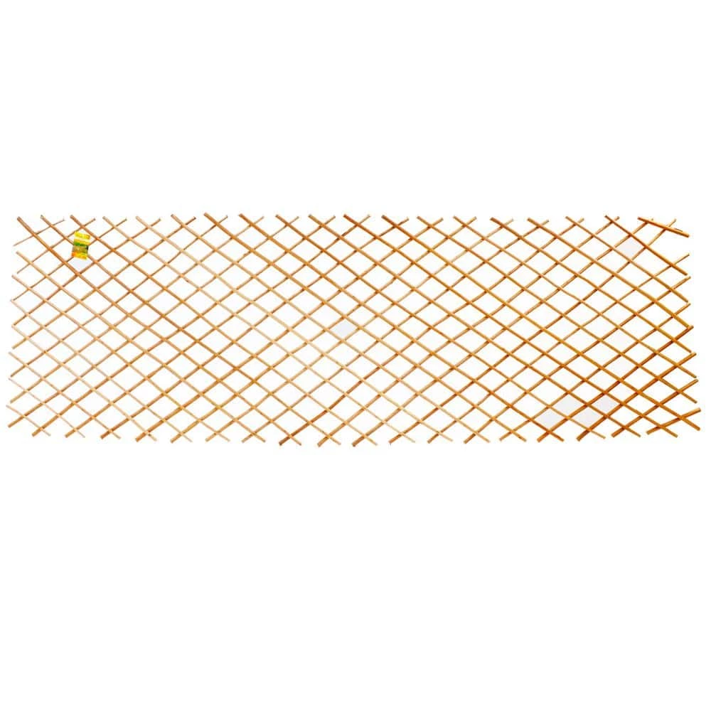 Promo 👍 Backyard X-Scapes 36 in. H x 72 in. L Expandable Peeled Willow Wood Trellis Fence (4-Pack) 😀 2 Promo 👍 Backyard X-Scapes 36 in. H x 72 in. L Expandable Peeled Willow Wood Trellis Fence (4-Pack) 😀 - Image 2