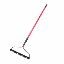 Budget 🎉 Bully Tools 16 in. Bow Rake with 58 in. Fiberglass Handle 😍