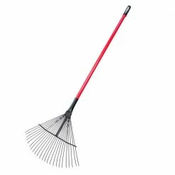 Flash Sale 🔥 Bully Tools 24-Tine Leaf and Thatching Rake with Fiberglass Handle 💯