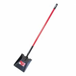 Budget π Bully Tools 14-Gauge Square Point Shovel with Fiberglass Long Handle π₯°