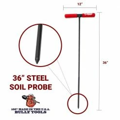Discount ✔️ Bully Tools 36 in. Soil Probe with Steel T-Style Handle and Sharpened Tip ❤️ -Miracle-Gro Sales Store bully tools specialty garden tools 99202 1f 1000