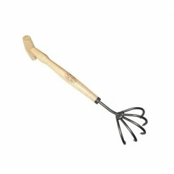 Discount 🌟 DeWit 11.25 in. Handle 5-Tine P-Grip Handle Cultivator 🔥