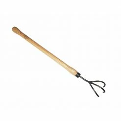 Hot Sale ⭐ DeWit 19 in. Handle 3-Tine Drop Grip Handle Cultivator 😀
