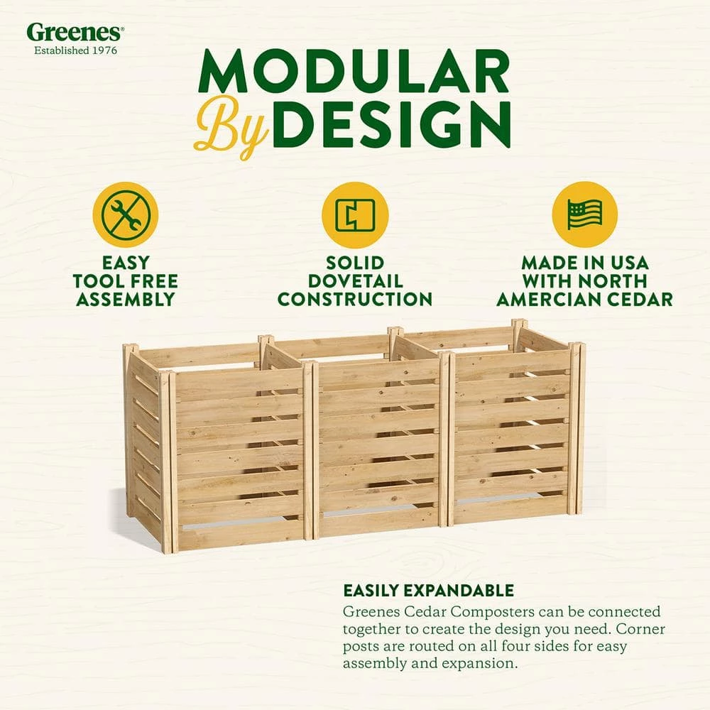 Coupon โ Greenes Fence Greenes 231.90 Gal. Cedar Wood Stationary Composter ๐ 5 Coupon โ Greenes Fence Greenes 231.90 Gal. Cedar Wood Stationary Composter ๐ - Image 5