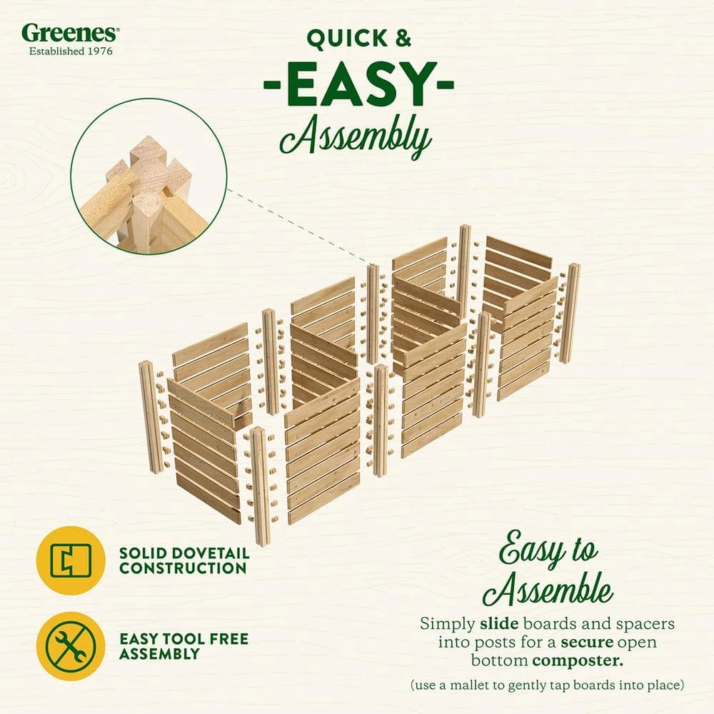 Coupon โ Greenes Fence Greenes 231.90 Gal. Cedar Wood Stationary Composter ๐ 3 Coupon โ Greenes Fence Greenes 231.90 Gal. Cedar Wood Stationary Composter ๐ - Image 3