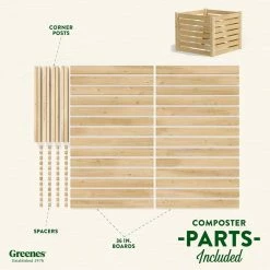 Coupon ❤️ Greenes Fence Greenes 173.92 Gal. Cedar Wood Composter 🎉 -Miracle-Gro Sales Store greenes fence compost bins rccomp36 fa 1000