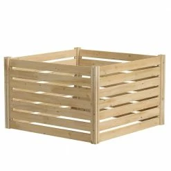 Best Sale 😍 Greenes Fence Greenes 309.17 Gal. Cedar Wood Stationary Composter ❤️