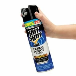 Outlet 😍 Hot Shot 18.75 oz. Flying Insect Killer Aerosol Spray Clean Fresh Scent 🛒 -Miracle-Gro Sales Store hot shot bug killer spray hg 36310 1f 1000