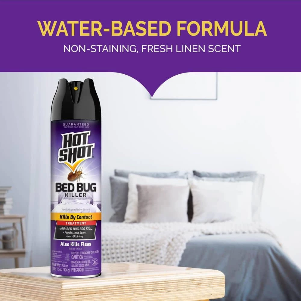 Brand new 🤩 Hot Shot 17.5 oz. Pyrethroid-Resistant Bed Bug Killer Aerosol 🌟 3 Brand new 🤩 Hot Shot 17.5 oz. Pyrethroid-Resistant Bed Bug Killer Aerosol 🌟 - Image 3