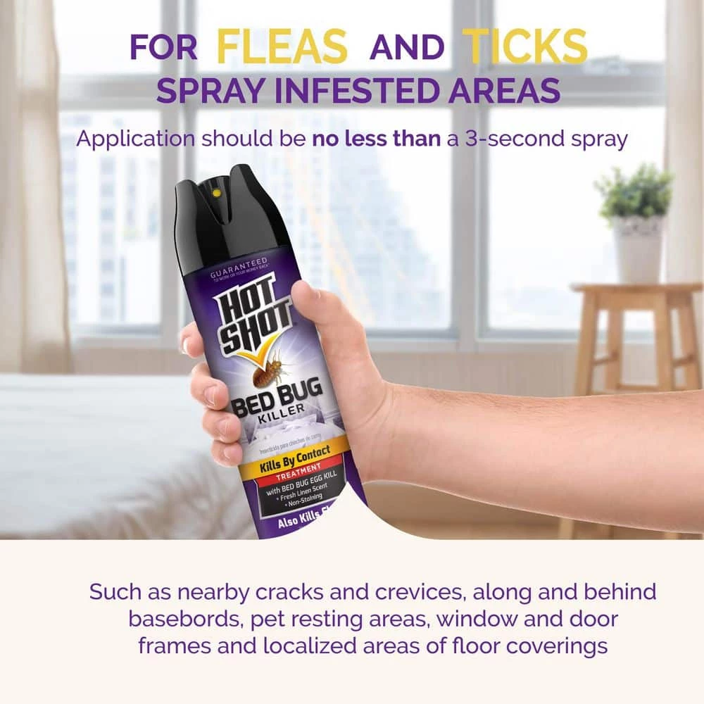 Brand new 🤩 Hot Shot 17.5 oz. Pyrethroid-Resistant Bed Bug Killer Aerosol 🌟 2 Brand new 🤩 Hot Shot 17.5 oz. Pyrethroid-Resistant Bed Bug Killer Aerosol 🌟 - Image 2