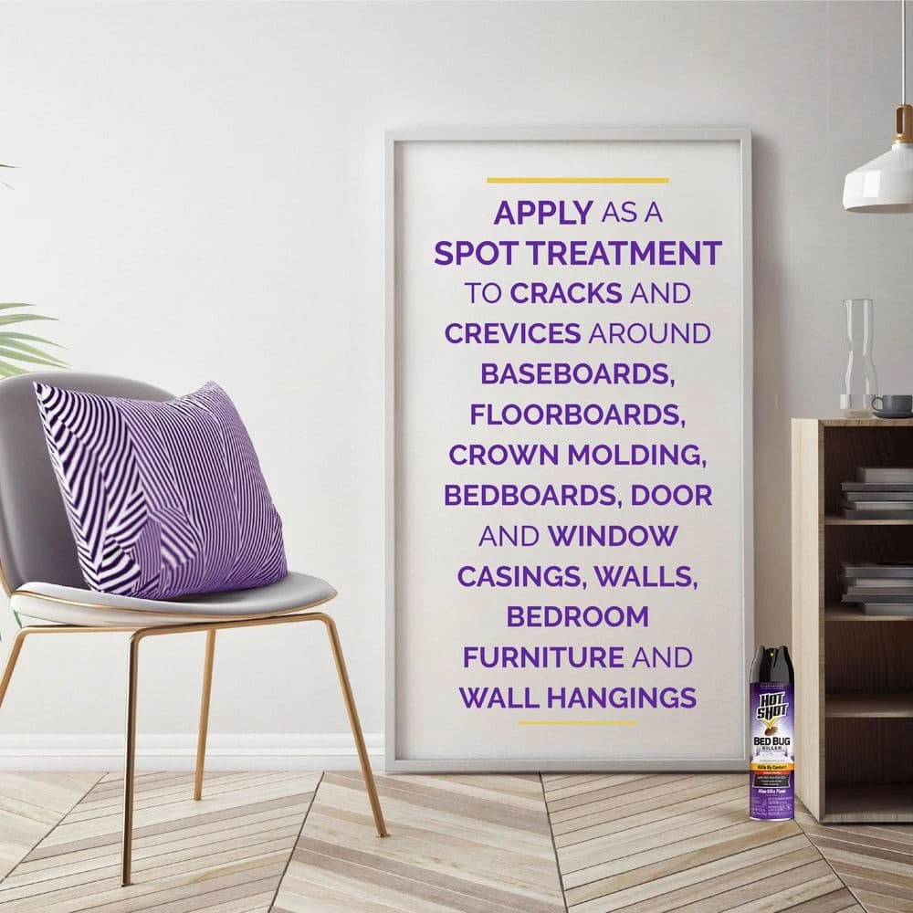 Brand new 🤩 Hot Shot 17.5 oz. Pyrethroid-Resistant Bed Bug Killer Aerosol 🌟 6 Brand new 🤩 Hot Shot 17.5 oz. Pyrethroid-Resistant Bed Bug Killer Aerosol 🌟 - Image 6