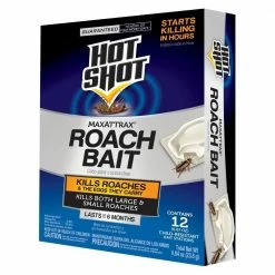 Budget 🤩 Hot Shot MaxAttrax Roach Bait and Killer (12-Count) 🧨