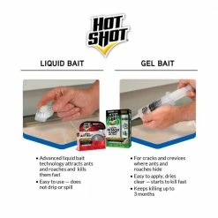 Buy ✨ Hot Shot Ultra Clear Roach and Ant Gel Bait 👏 -Miracle-Gro Sales Store hot shot insect bait stations hg 95769 4 1d 1000