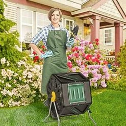 Top 10 🎉 Miracle-Gro Compact Design 27.7 Gal. (105 l) Single Chamber Tumbling Composter Outdoor Bin - Large Volume 🔥 -Miracle-Gro Sales Store miracle gro compost bins 105x1single mg 31 1000