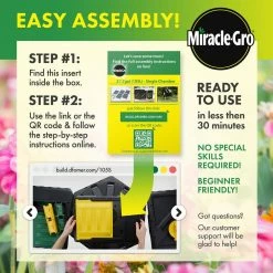 Top 10 🎉 Miracle-Gro Compact Design 27.7 Gal. (105 l) Single Chamber Tumbling Composter Outdoor Bin - Large Volume 🔥 -Miracle-Gro Sales Store miracle gro compost bins 105x1single mg 4f 1000