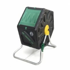 Best Pirce ✨ Miracle-Gro 18.5 Gal. Tumbling Garden Waste Soil Composter with Hand Tool Kit 🎁