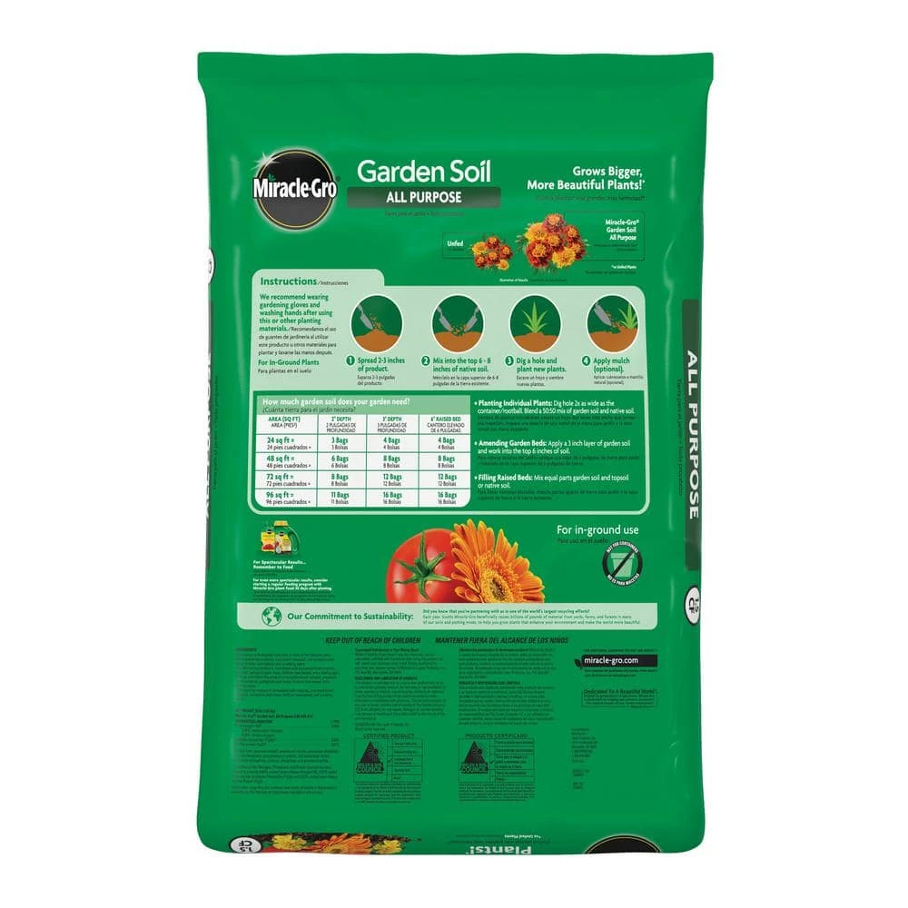 Discount ๐ Miracle-Gro 1.5 cu. ft. All Purpose Garden Soil ๐งจ 4 Discount ๐ Miracle-Gro 1.5 cu. ft. All Purpose Garden Soil ๐งจ - Image 4
