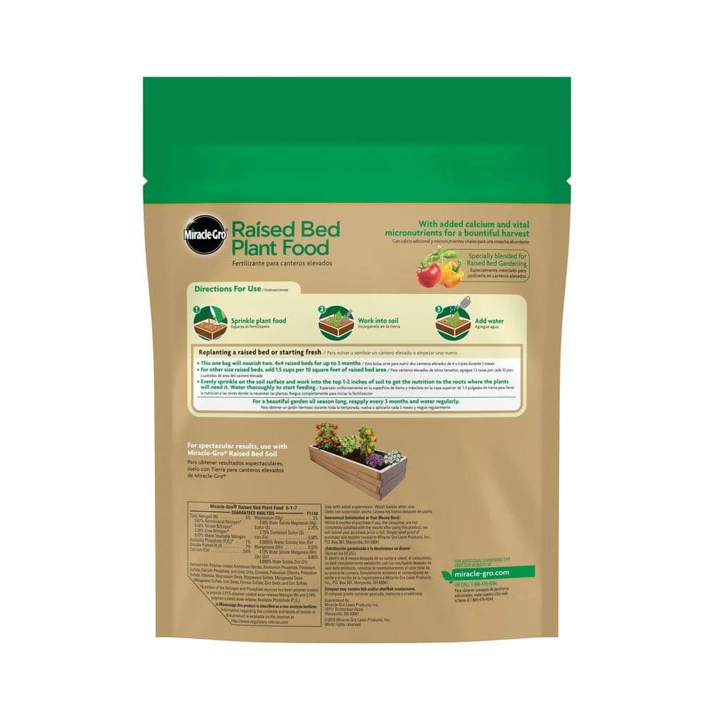 Best reviews of โญ Miracle-Gro 2 lbs. Raised Bed Plant Food ๐ 5 Best reviews of โญ Miracle-Gro 2 lbs. Raised Bed Plant Food ๐ - Image 5