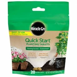 Best Sale โค๏ธ Miracle-Gro 3 lbs. Quick Start Planting Tablets (20-Count) ๐