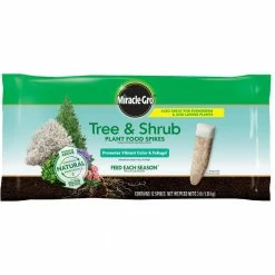 Buy ๐ Miracle-Gro 3 lbs. Tree and Shrub Plant Food Spikes โจ