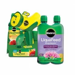 Best reviews of โ Miracle-Gro LiquaFeed 16 oz. All Purpose Plant Food Advance Starter Kit and 32 oz. Bloom Booster Flower Plant Food Refill Bundle โญ