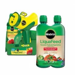 Coupon ๐ฏ Miracle-Gro LiquaFeed 16 oz. All Purpose Plant Food Advance Starter Kit and 32 oz. Tomato, Fruits and Vegetables Refill Bundle โญ