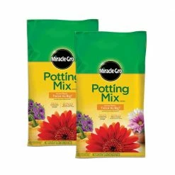 Promo 👍 Miracle-Gro 16 Qt. Potting Mix (2-Pack) 🧨
