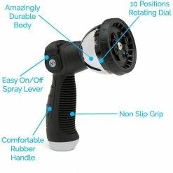 Best Pirce ✨ Morvat 3/4 in. x 150 ft. Expandable Garden Hose Ultra Tough 5500D, 3-Layer Latex with 10-Way Sprayer, Nozzle, Hose Holder, Bag 🎁 -Miracle-Gro Sales Store morvat garden hoses mor ehose 150 a ostlyle 44 1000