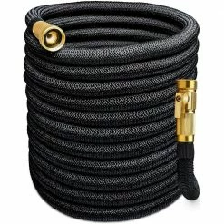 Hot Sale ❤️ Morvat 3/4 in. x 150 ft. Expandable Garden Hose Ultra Tough 5500D, 3-Layer Latex with Bag 😍