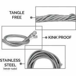Flash Sale 👏 Morvat 1/2 in. x 10 ft. Stainless Steel Garden Leader Hose 🥰 -Miracle-Gro Sales Store morvat garden hoses mor ss hose 10 a 4f 1000