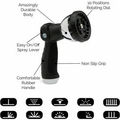 Cheapest ✔️ Morvat 1/2 in. x 100 ft. Stainless Steel Garden Hose Set with Shut-Off Valve ✔️ -Miracle-Gro Sales Store morvat garden hoses ss hose 100 a 1f 1000